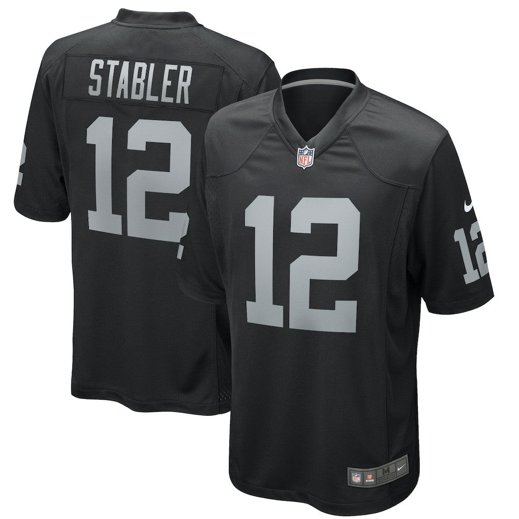 Nike Ken Stabler Las Vegas Raiders Game Retired Player Jersey Black