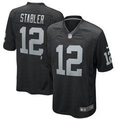Nike Ken Stabler Las Vegas Raiders Game Retired Player Jersey Black