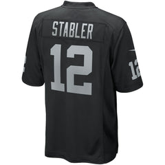 Nike Ken Stabler Las Vegas Raiders Game Retired Player Jersey Black