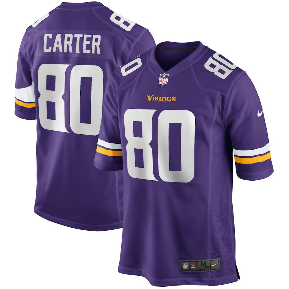 Nike Cris Carter Minnesota Vikings Game Retired Player Jersey Purple