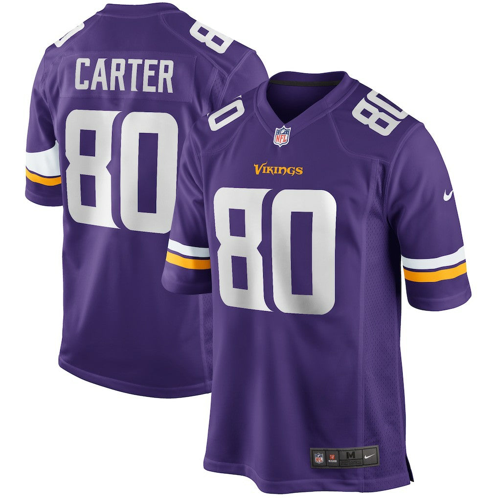 Nike Cris Carter Minnesota Vikings Game Retired Player Jersey Purple