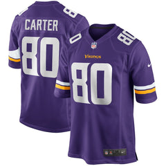 Nike Cris Carter Minnesota Vikings Game Retired Player Jersey Purple