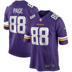Nike Alan Page Minnesota Vikings Game Retired Player Jersey Purple