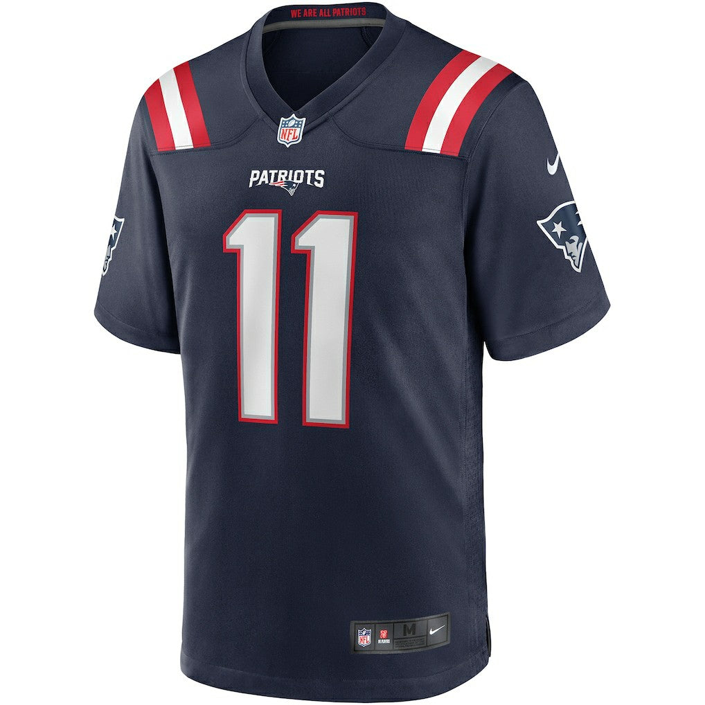 Nike Drew Bledsoe New England Patriots Game Retired Player Jersey Navy
