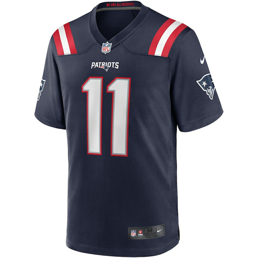Nike Drew Bledsoe New England Patriots Game Retired Player Jersey Navy