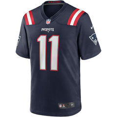 Nike Drew Bledsoe New England Patriots Game Retired Player Jersey Navy