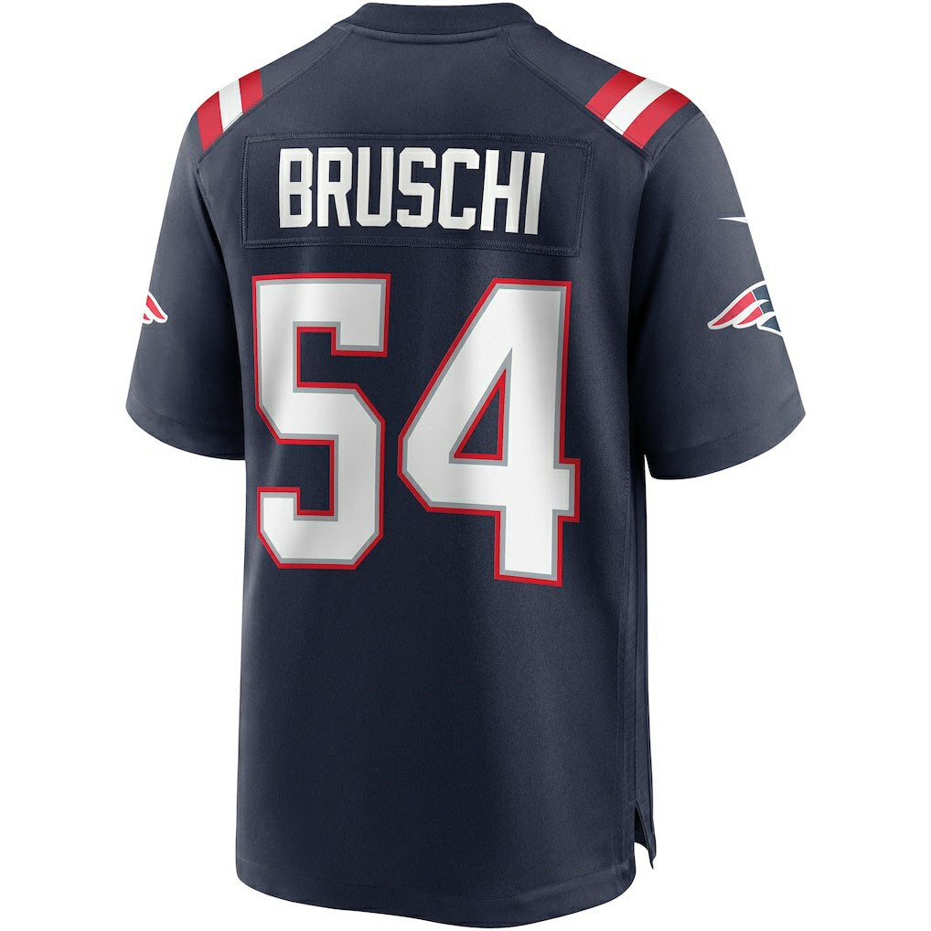 Nike Tedy Bruschi New England Patriots Game Retired Player Jersey Navy