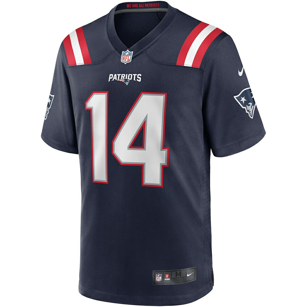 Nike Steve Grogan New England Patriots Game Retired Player Jersey Navy