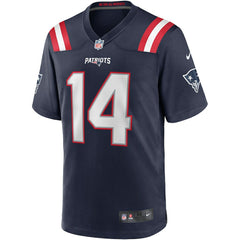 Nike Steve Grogan New England Patriots Game Retired Player Jersey Navy