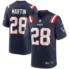 Nike Curtis Martin New England Patriots Game Retired Player Jersey Navy