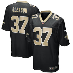 Nike Steve Gleason New Orleans Saints Game Retired Player Jersey Black