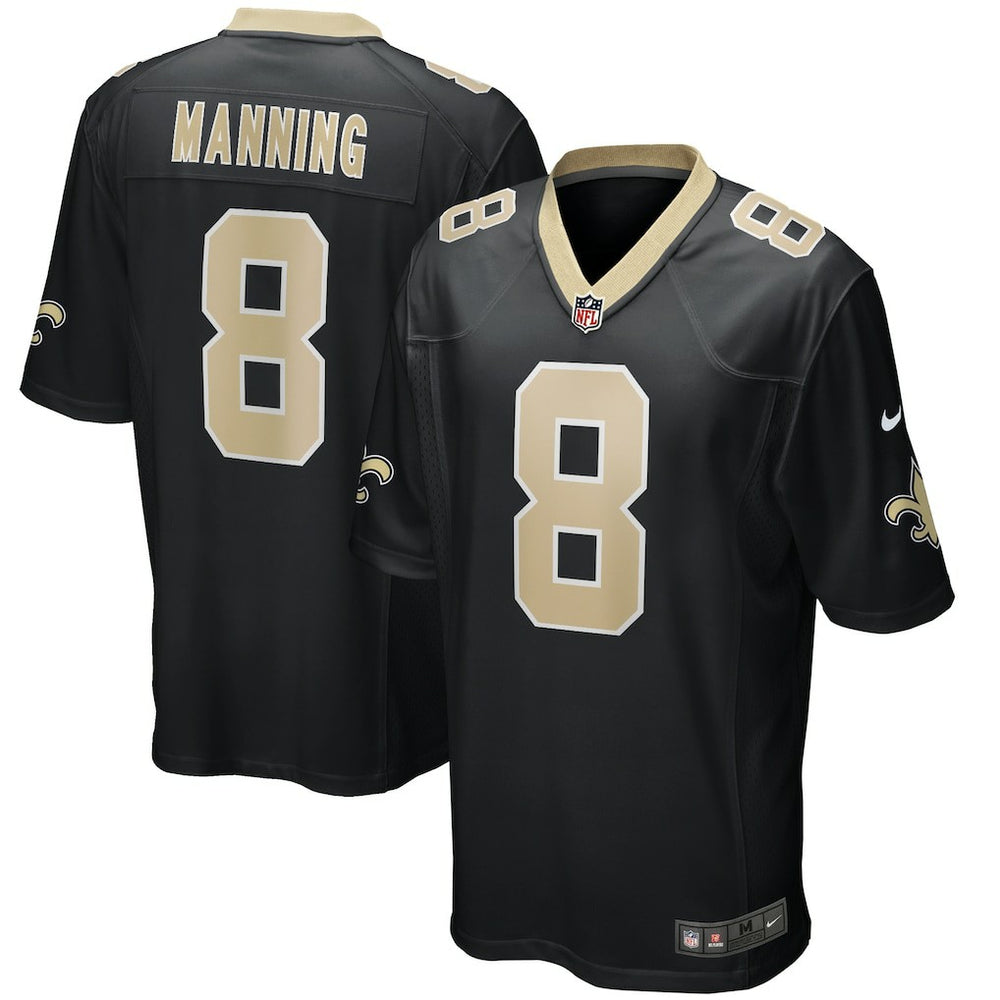 Nike Archie Manning New Orleans Saints Game Retired Player Jersey Black