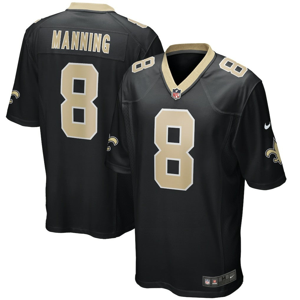 Nike Archie Manning New Orleans Saints Game Retired Player Jersey Black