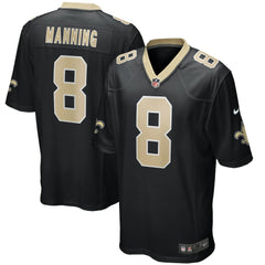 Nike Archie Manning New Orleans Saints Game Retired Player Jersey Black