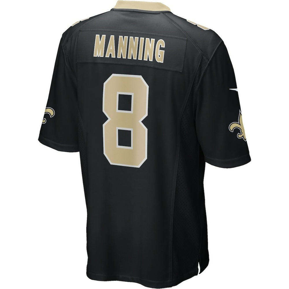 Nike Archie Manning New Orleans Saints Game Retired Player Jersey Black