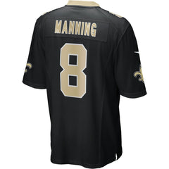 Nike Archie Manning New Orleans Saints Game Retired Player Jersey Black