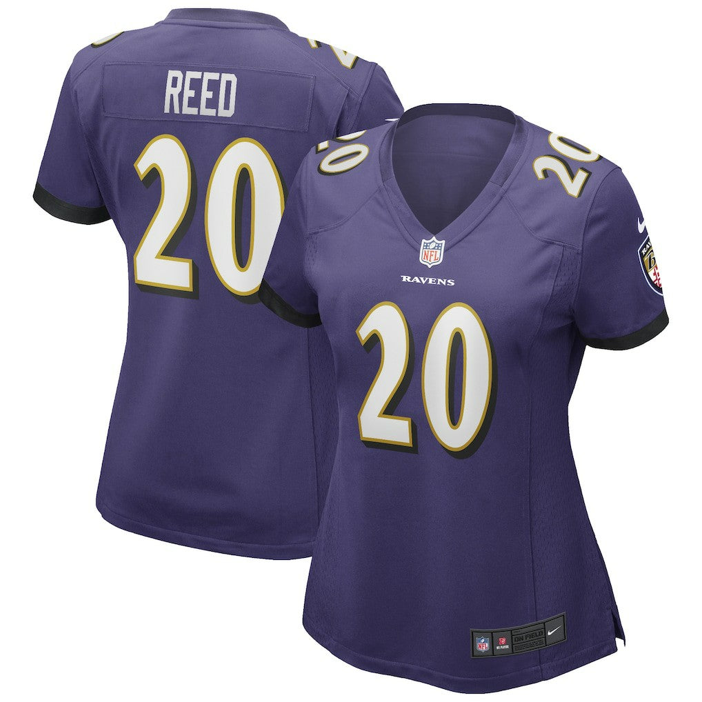 Nike Ed Reed Baltimore Ravens Women's Game Retired Player Jersey Purple