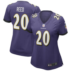 Nike Ed Reed Baltimore Ravens Women's Game Retired Player Jersey Purple