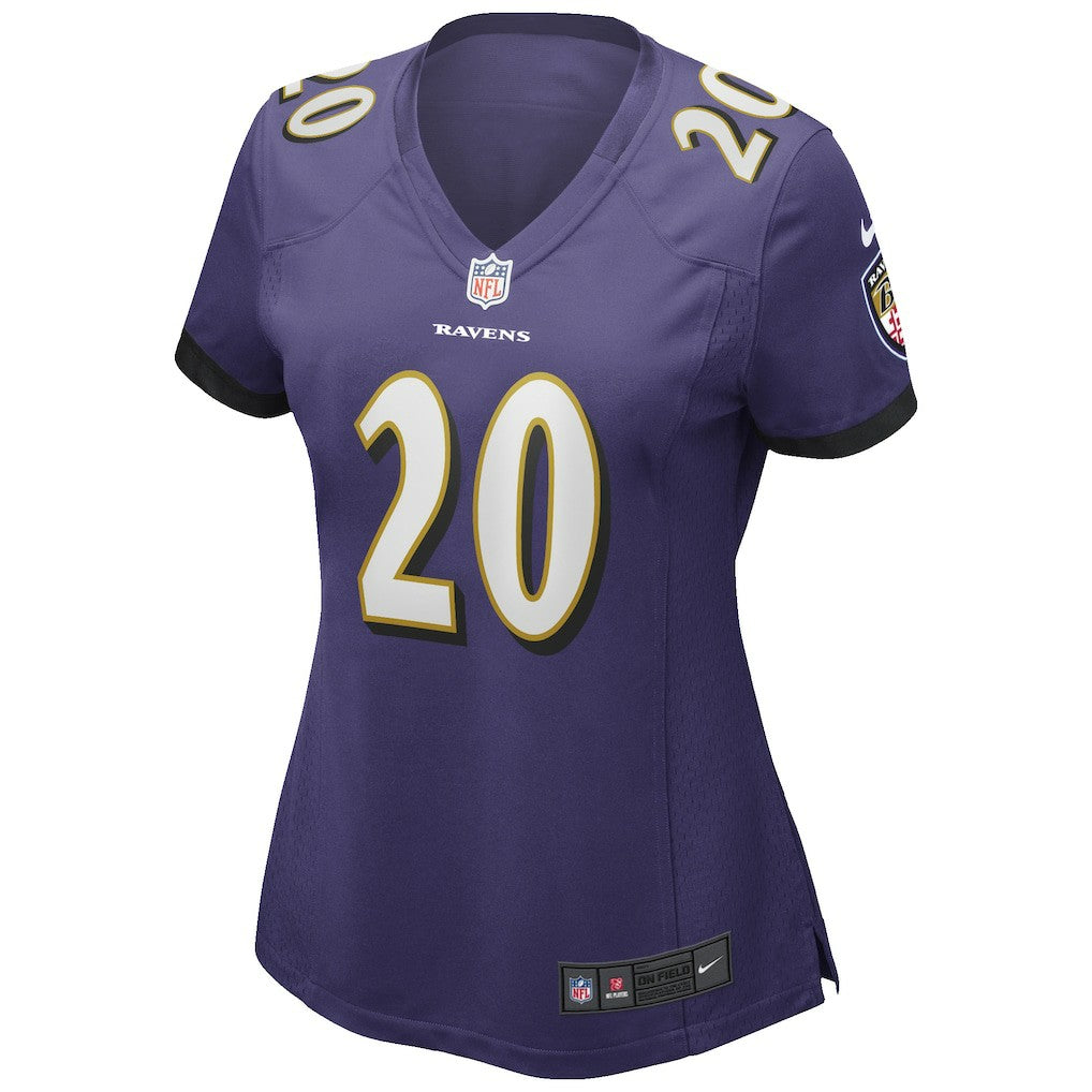 Nike Ed Reed Baltimore Ravens Women's Game Retired Player Jersey Purple