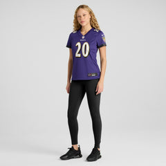 Nike Ed Reed Baltimore Ravens Women's Game Retired Player Jersey Purple