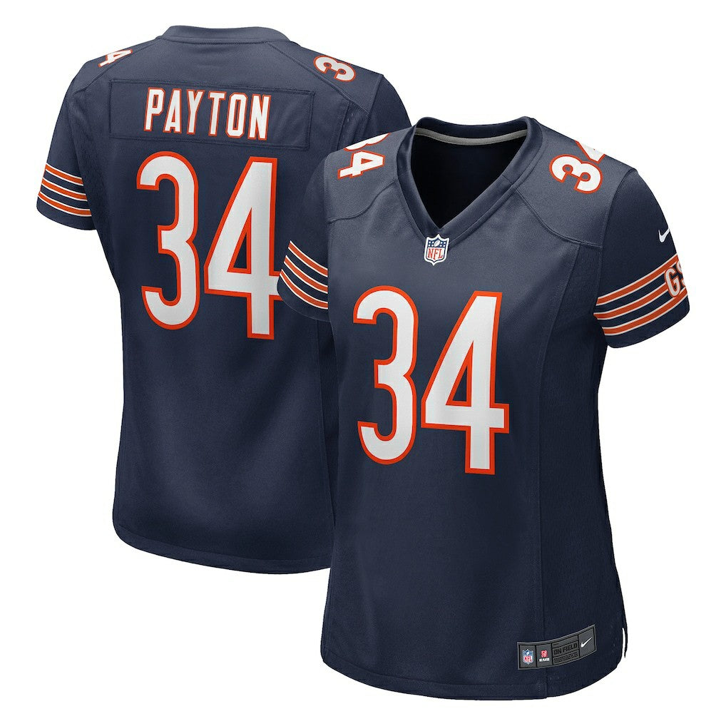 Nike Walter Payton Chicago Bears Women's Game Retired Player Jersey Navy