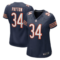 Nike Walter Payton Chicago Bears Women's Game Retired Player Jersey Navy
