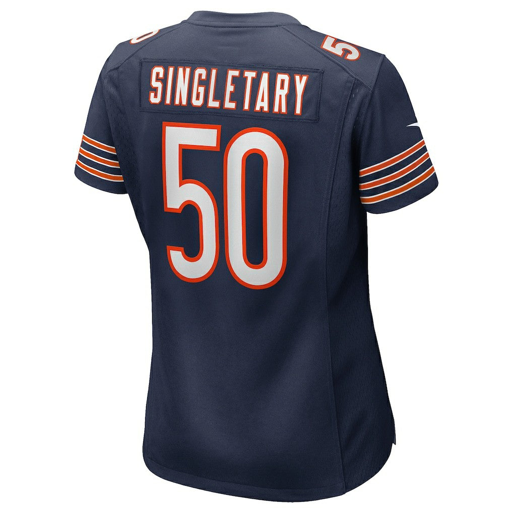 Nike Mike Singletary Chicago Bears Women's Game Retired Player Jersey Navy