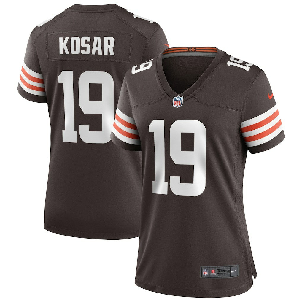 Nike Bernie Kosar Cleveland Browns Women's Game Retired Player Jersey Brown