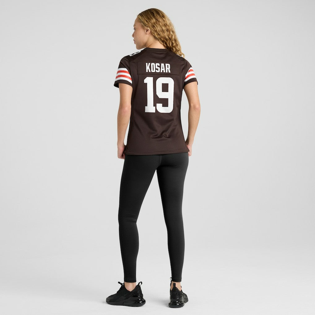 Nike Bernie Kosar Cleveland Browns Women's Game Retired Player Jersey Brown