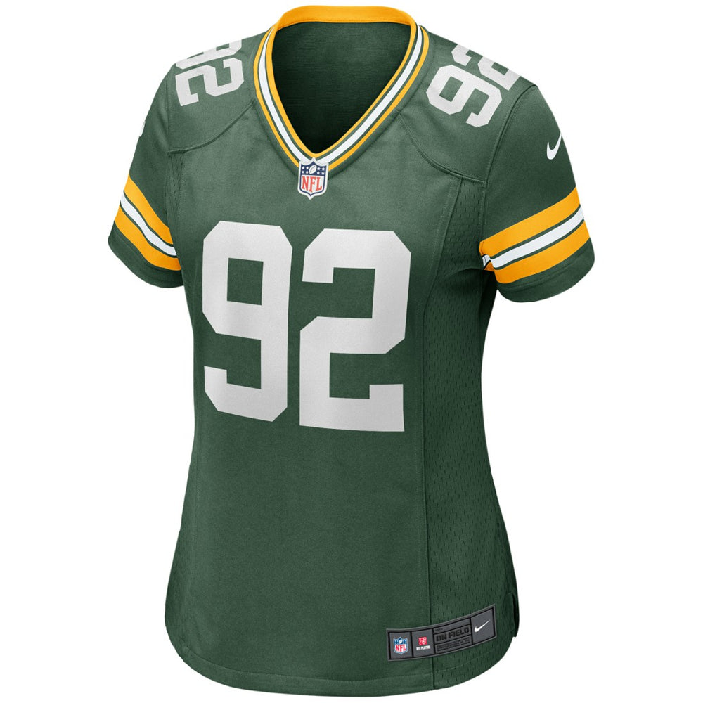 Nike Reggie White Green Bay Packers Women's Game Retired Player Jersey Green