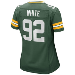 Nike Reggie White Green Bay Packers Women's Game Retired Player Jersey Green