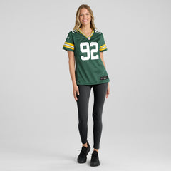 Nike Reggie White Green Bay Packers Women's Game Retired Player Jersey Green