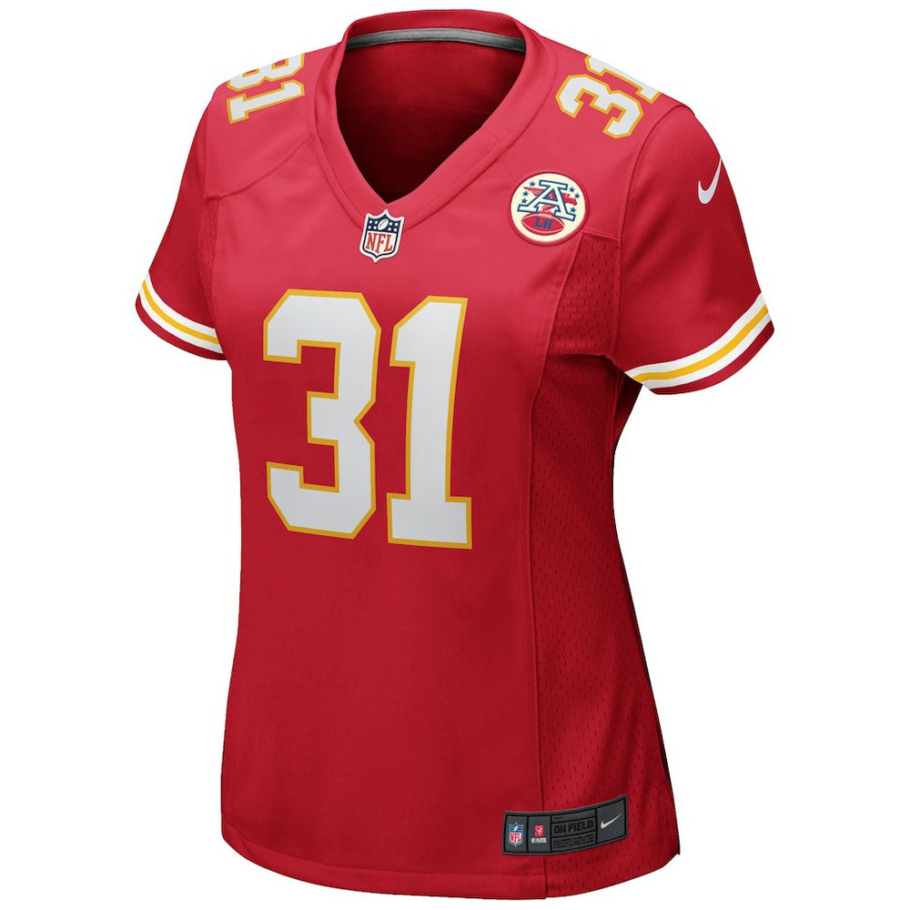 Nike Priest Holmes Kansas City Chiefs Women's Game Retired Player Jersey Red