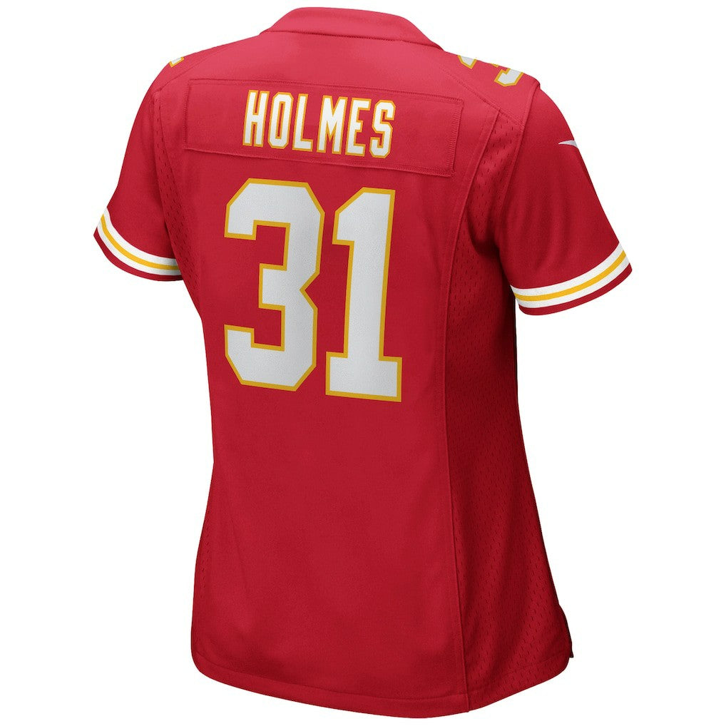 Nike Priest Holmes Kansas City Chiefs Women's Game Retired Player Jersey Red