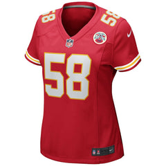Nike Derrick Thomas Kansas City Chiefs Women's Game Retired Player Jersey Red