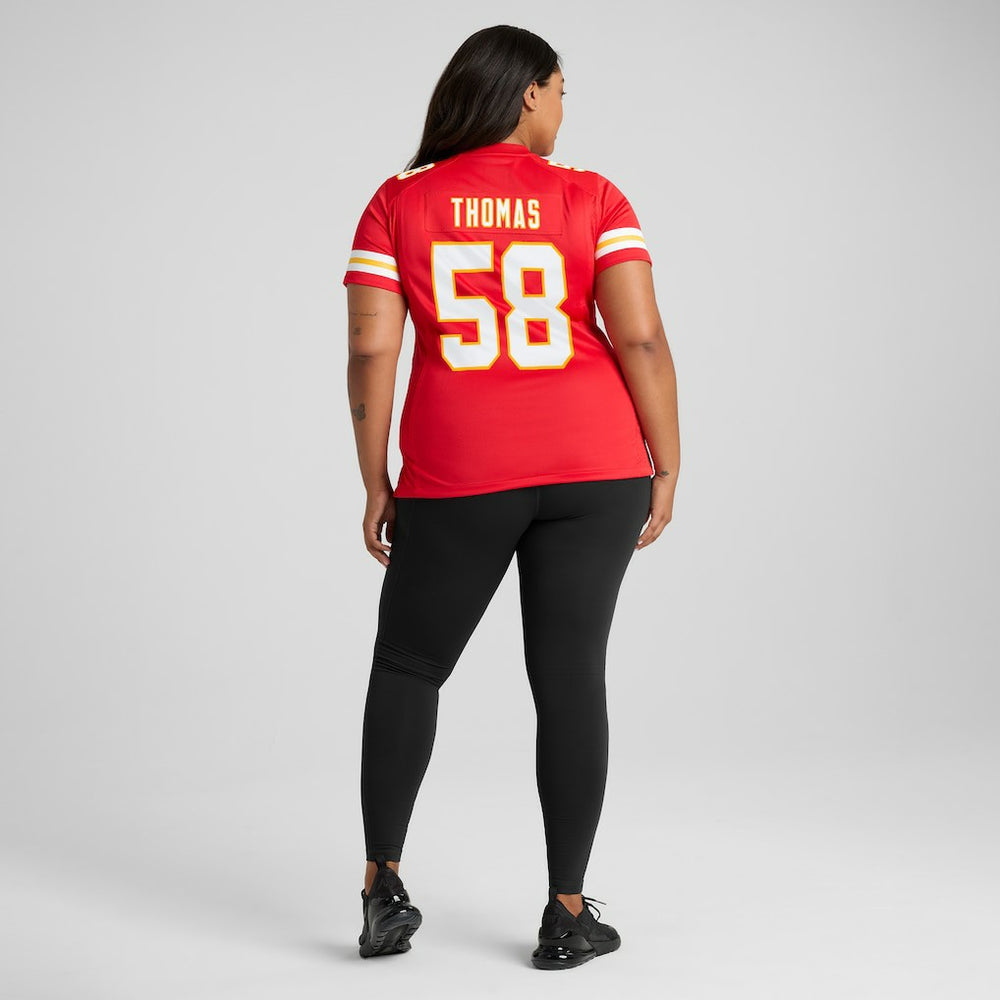 Nike Derrick Thomas Kansas City Chiefs Women's Game Retired Player Jersey Red