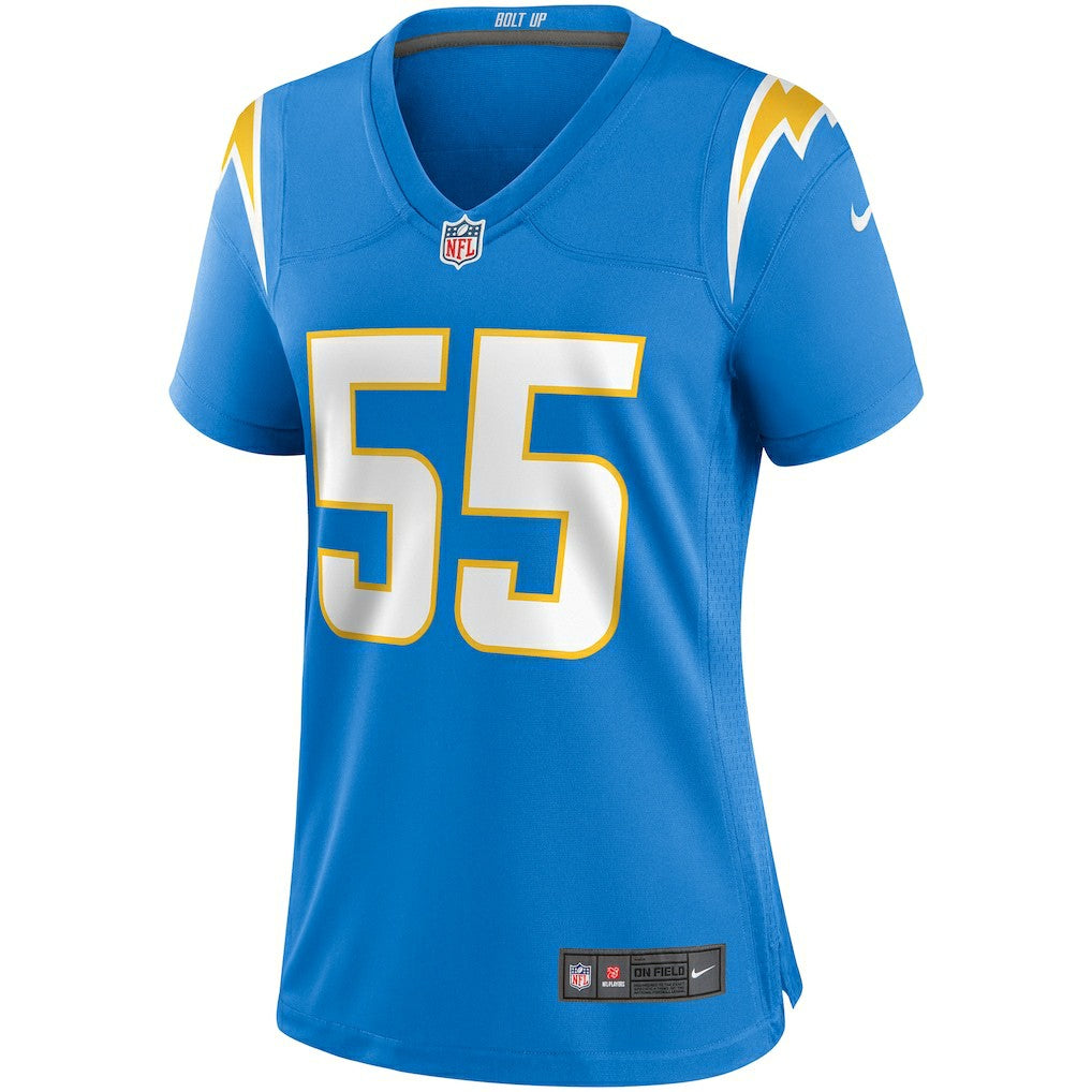 Nike Junior Seau Los Angeles Chargers Women's Game Retired Player Jersey Powder Blue