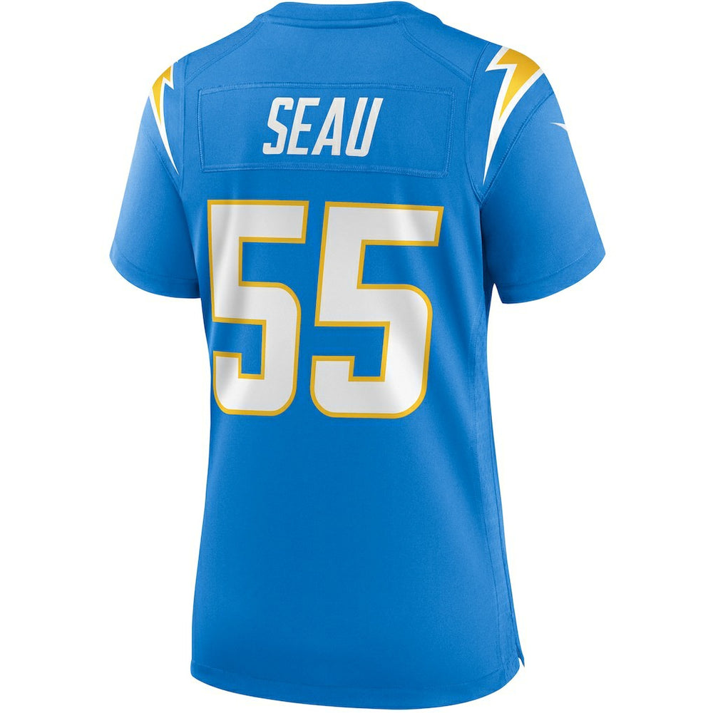 Nike Junior Seau Los Angeles Chargers Women's Game Retired Player Jersey Powder Blue