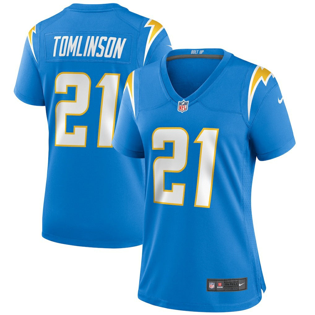 Nike LaDainian Tomlinson Los Angeles Chargers Women's Game Retired Player Jersey Powder Blue