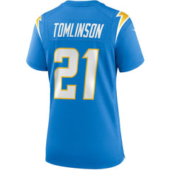 Nike LaDainian Tomlinson Los Angeles Chargers Women's Game Retired Player Jersey Powder Blue