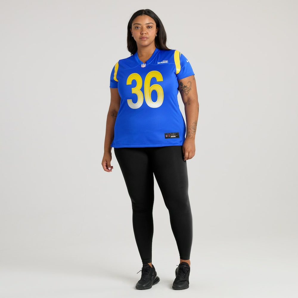 Nike Jerome Bettis Los Angeles Rams Women's Game Retired Player Jersey Royal