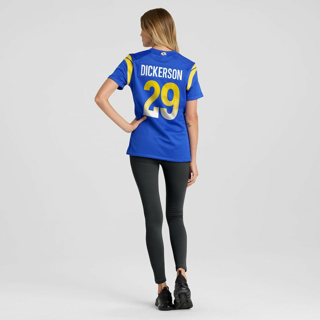 Nike Eric Dickerson Los Angeles Rams Women's Game Retired Player Jersey Royal