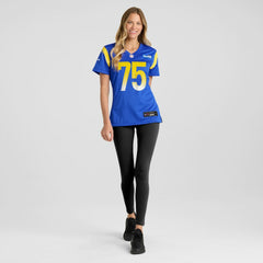 Nike Deacon Jones Los Angeles Rams Women's Game Retired Player Jersey Royal