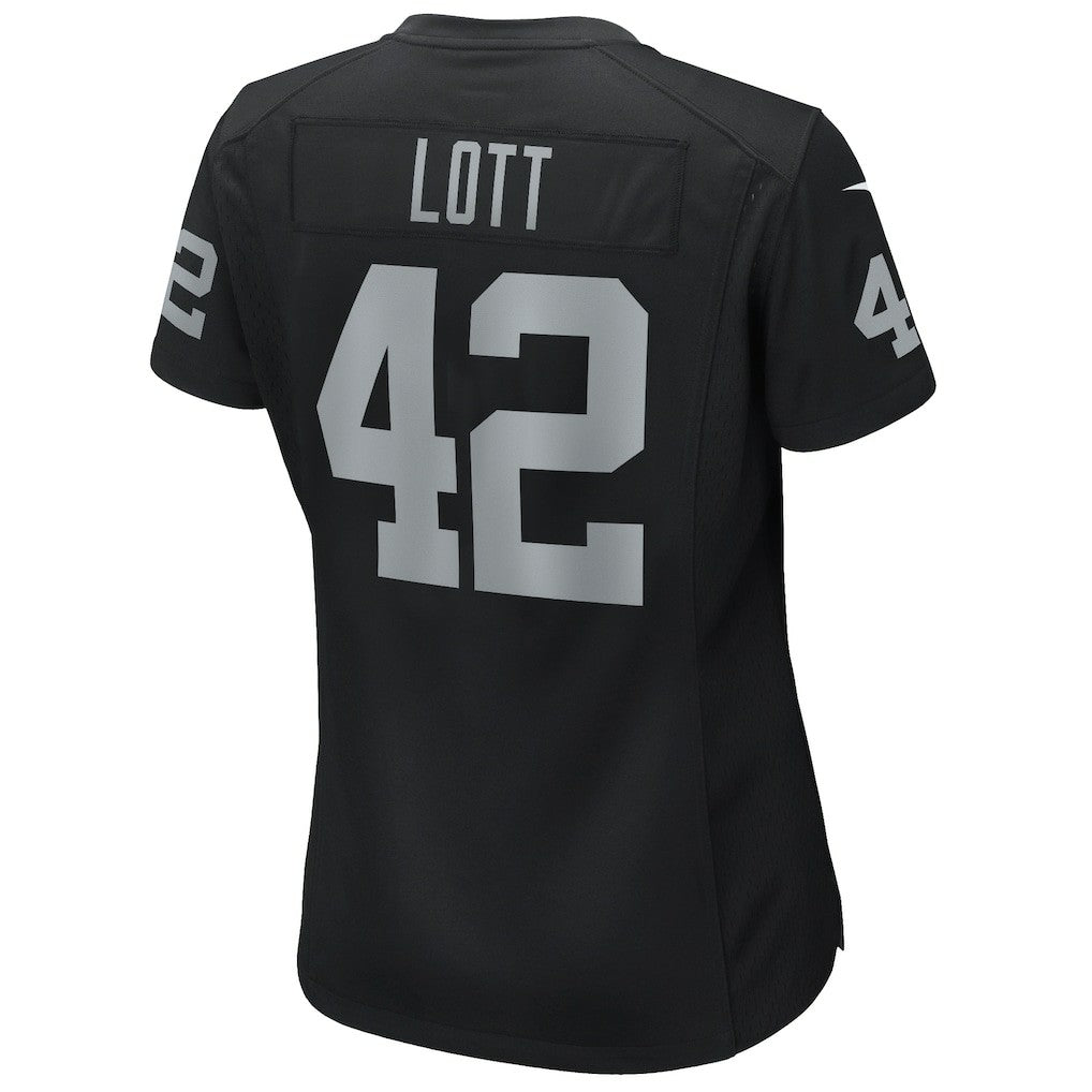 Nike Ronnie Lott Las Vegas Raiders Women's Game Retired Player Jersey Black