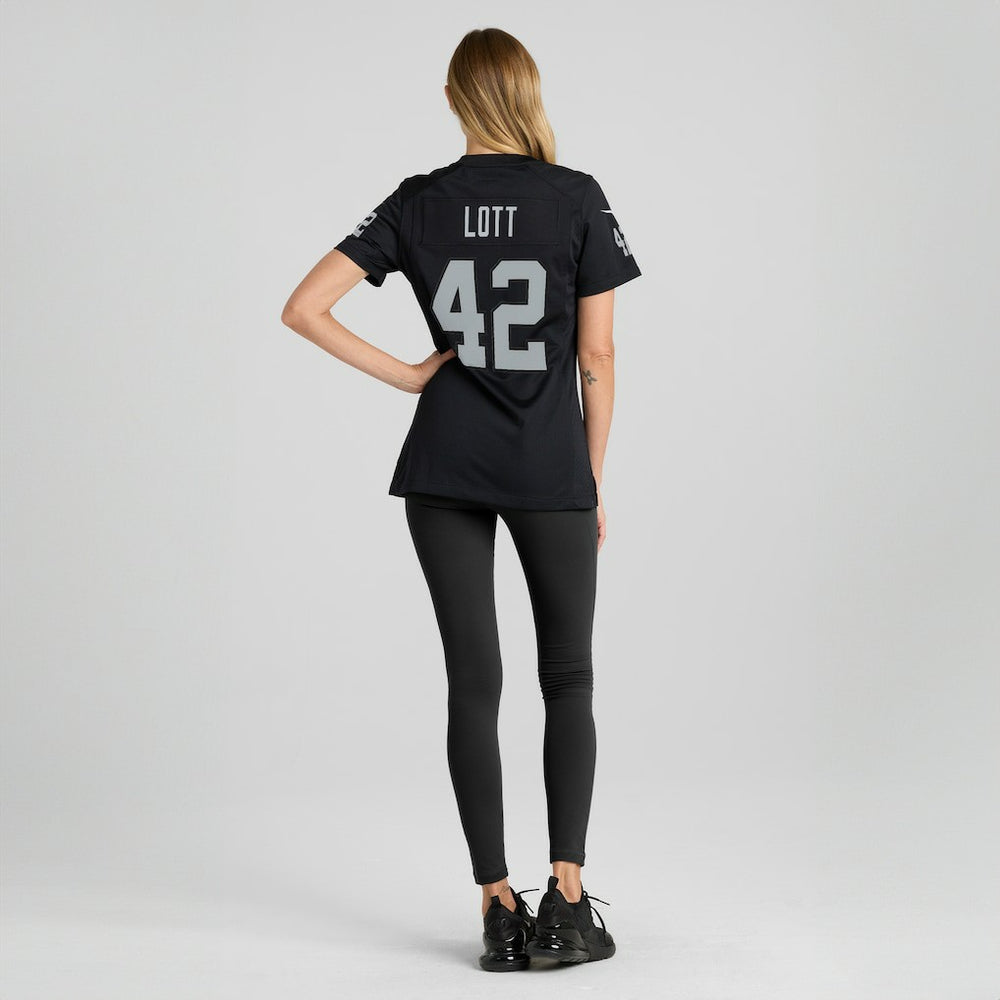 Nike Ronnie Lott Las Vegas Raiders Women's Game Retired Player Jersey Black