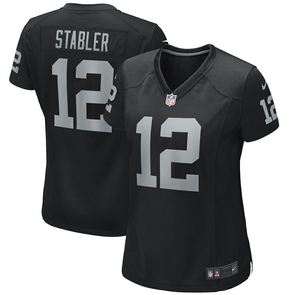 Nike Ken Stabler Las Vegas Raiders Women's Game Retired Player Jersey Black