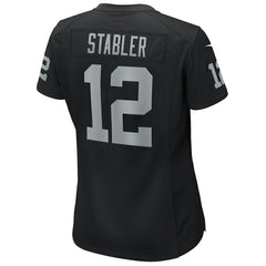Nike Ken Stabler Las Vegas Raiders Women's Game Retired Player Jersey Black