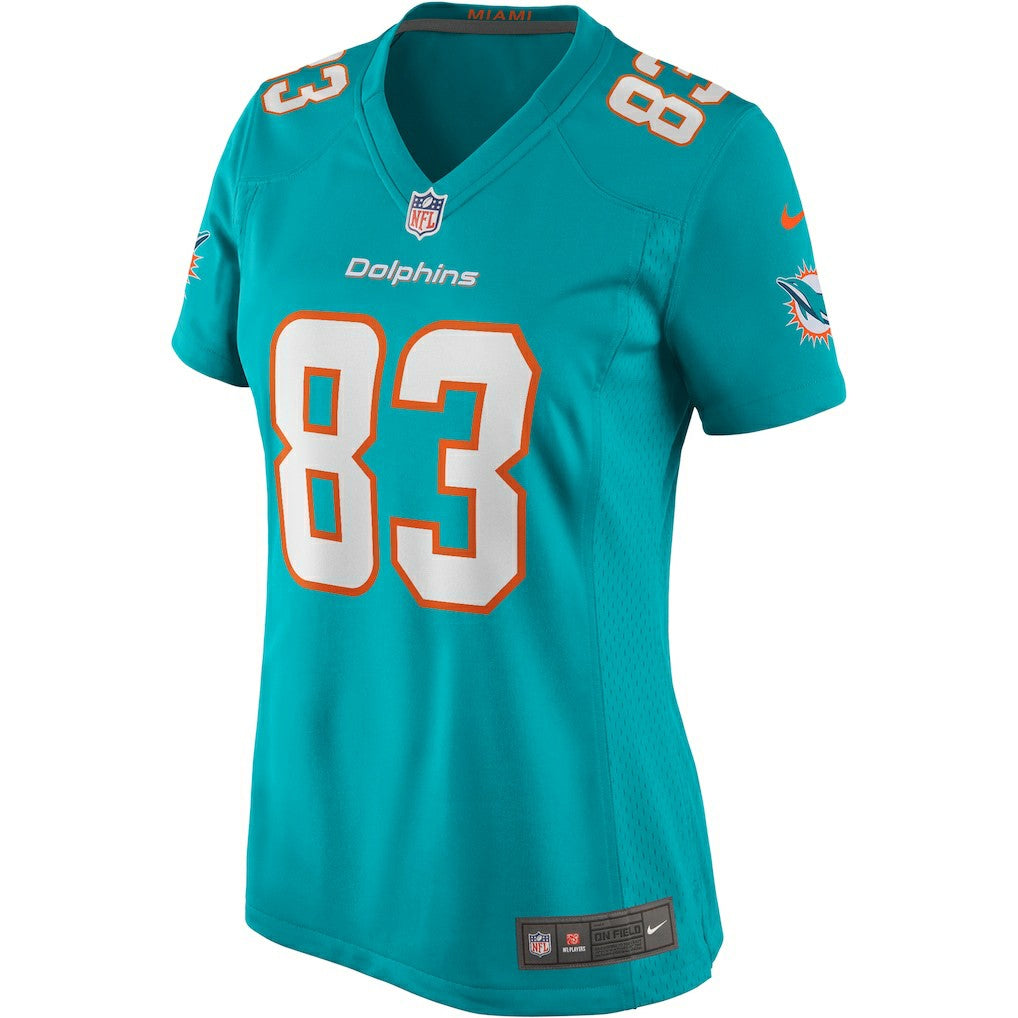 Nike Mark Clayton Miami Dolphins Women's Game Retired Player Jersey Aqua