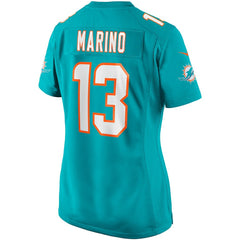 Nike Dan Marino Miami Dolphins Women's Game Retired Player Jersey Aqua