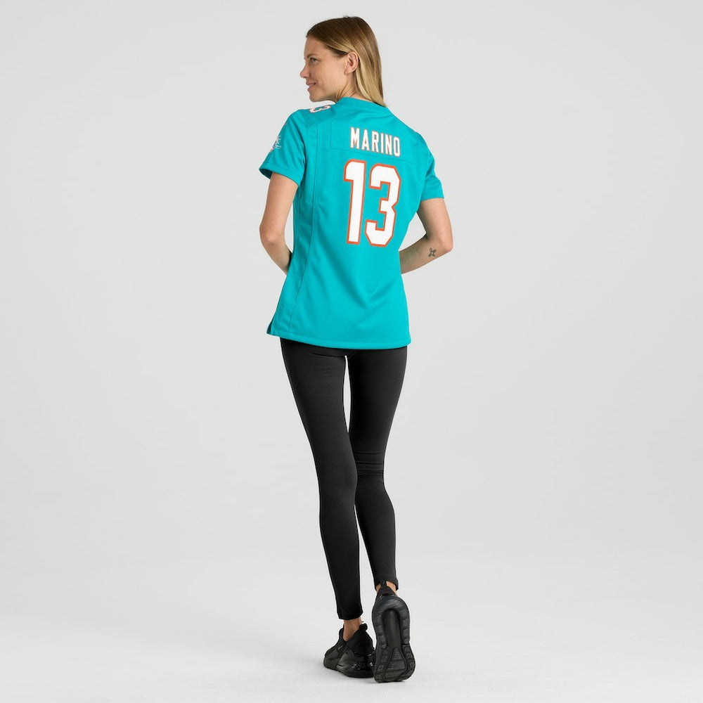 Nike Dan Marino Miami Dolphins Women's Game Retired Player Jersey Aqua